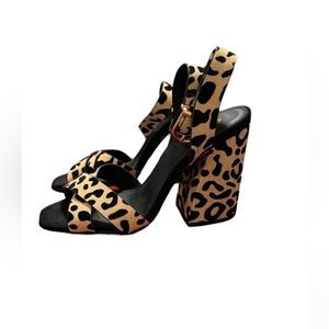 Qupid leopard sandals (Boutique special)